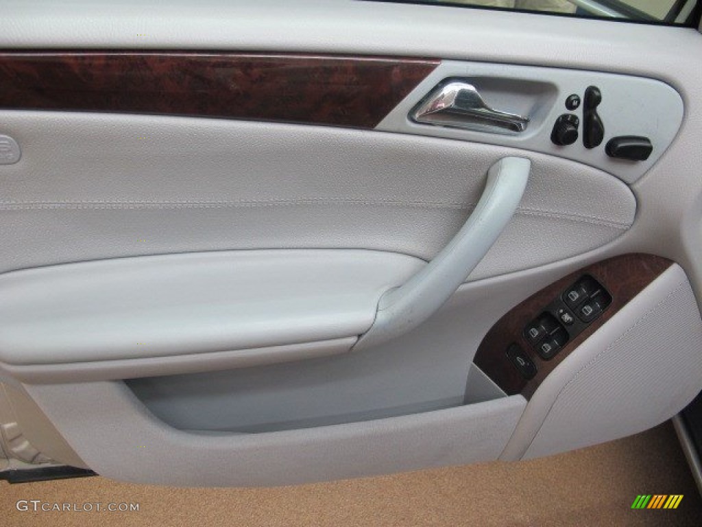 2003 Mercedes-Benz C 320 Sedan Ash Door Panel Photo #95874385