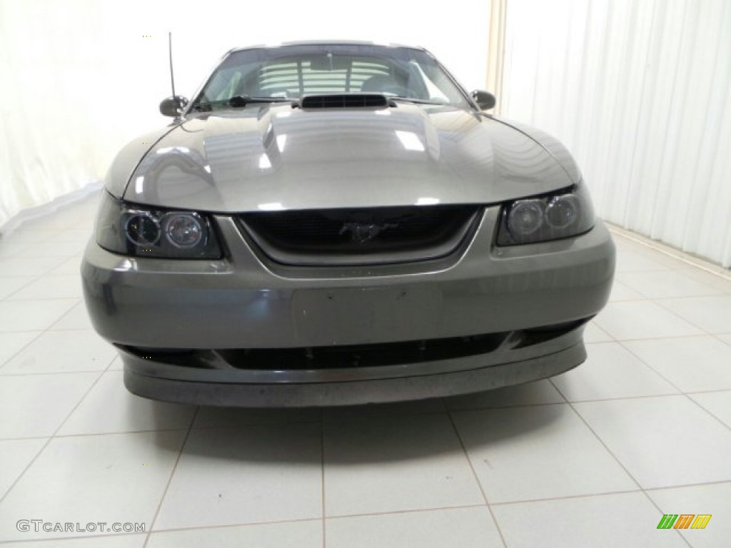 2003 Mustang Mach 1 Coupe - Dark Shadow Grey Metallic / Dark Charcoal photo #2