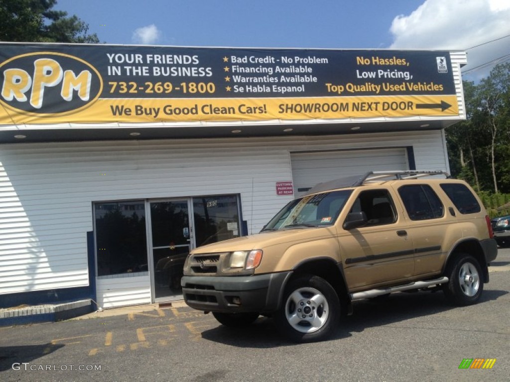 2001 Xterra SE V6 4x4 - Khaki Beige / Dusk Gray photo #1