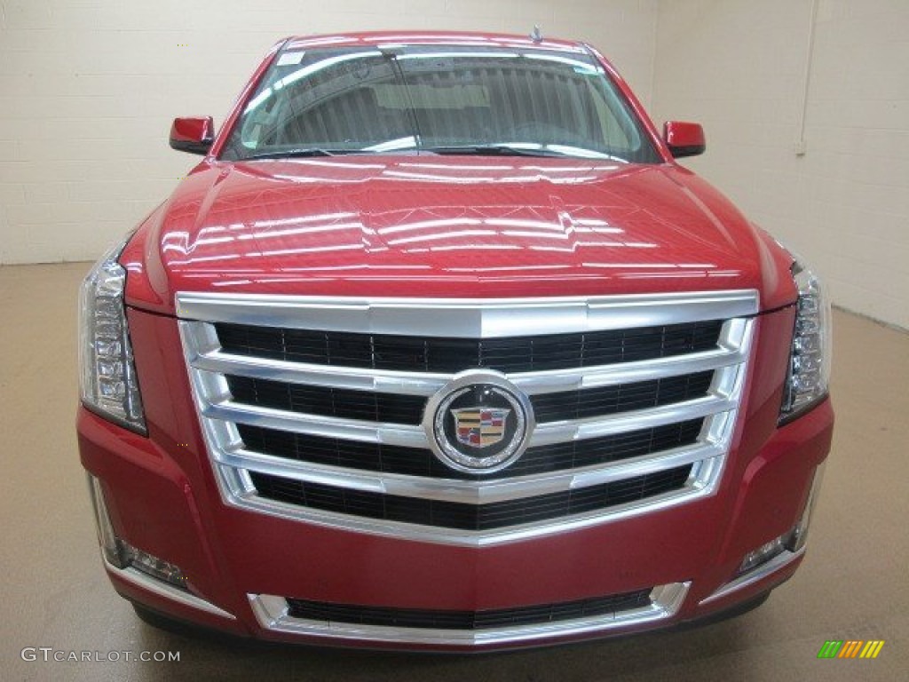 2015 Escalade Luxury 4WD - Crystal Red Tintcoat / Jet Black photo #2