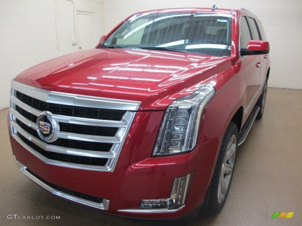 2015 Escalade Luxury 4WD - Crystal Red Tintcoat / Jet Black photo #4