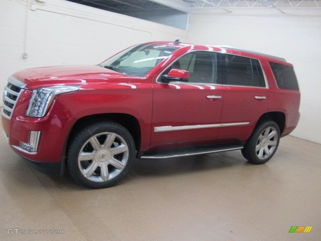 2015 Escalade Luxury 4WD - Crystal Red Tintcoat / Jet Black photo #5