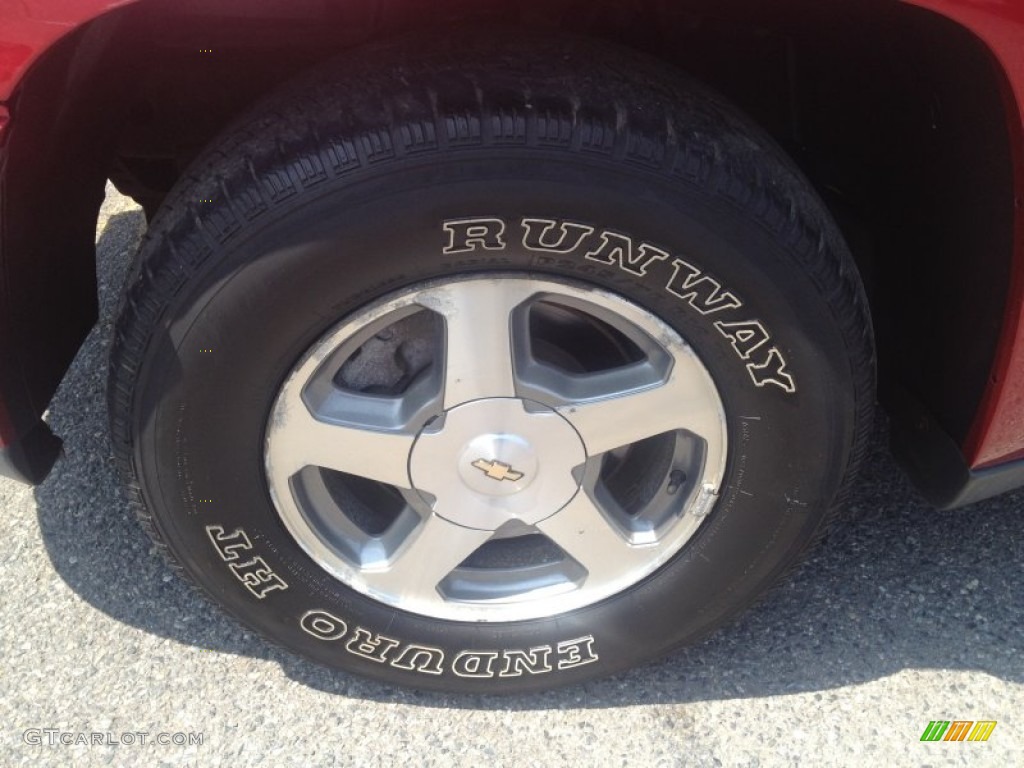 2002 TrailBlazer LS 4x4 - Majestic Red Metallic / Medium Oak photo #3