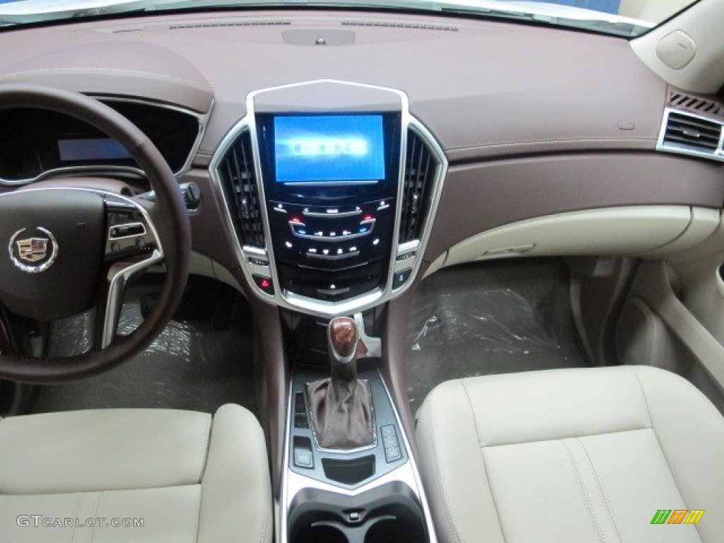2015 Cadillac SRX Luxury AWD Shale/Brownstone Dashboard Photo #95877454