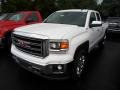 Front 3/4 View of 2014 Sierra 1500 SLT Double Cab 4x4