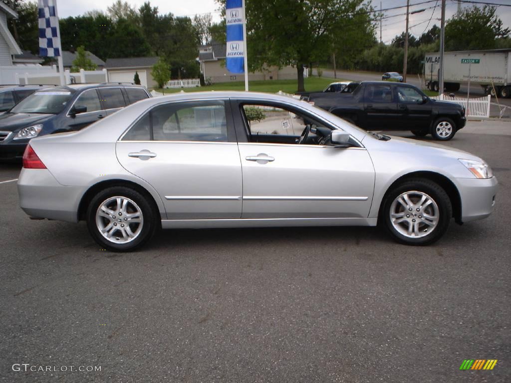 2006 Accord EX Sedan - Alabaster Silver Metallic / Black photo #6