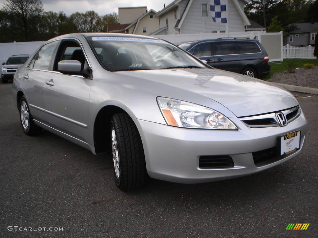 2006 Accord EX Sedan - Alabaster Silver Metallic / Black photo #7