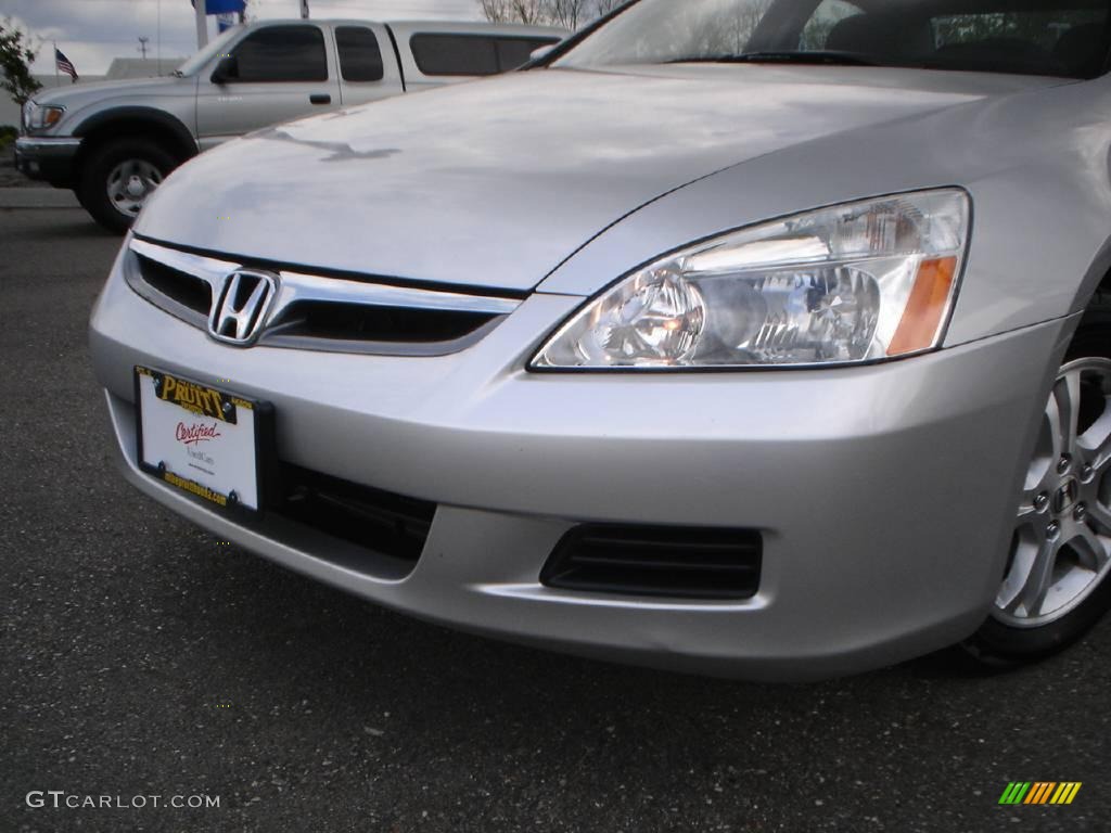 2006 Accord EX Sedan - Alabaster Silver Metallic / Black photo #9