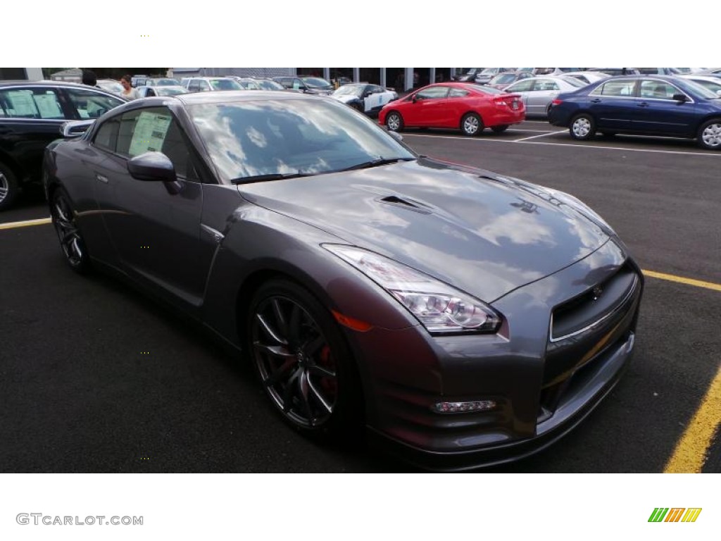 2015 GT-R Premium - Gun Metallic / Black photo #2