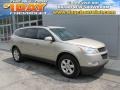 2010 Gold Mist Metallic Chevrolet Traverse LT  photo #1