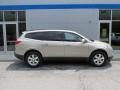 2010 Gold Mist Metallic Chevrolet Traverse LT  photo #2