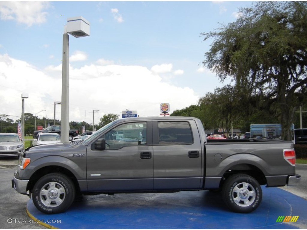 2014 F150 XLT SuperCrew - Sterling Grey / Steel Grey photo #2