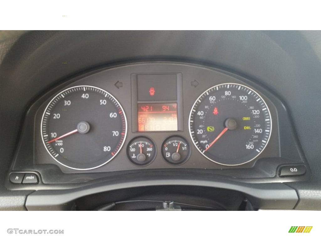 2007 Volkswagen Jetta Wolfsburg Edition Sedan Gauges Photo #95884159