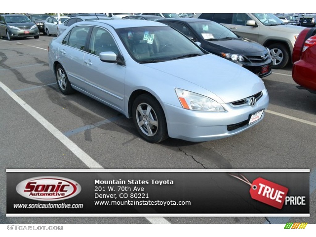 2005 Accord Hybrid Sedan - Silver Frost Metallic / Gray photo #1