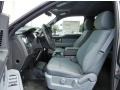 Steel Grey 2014 Ford F150 XLT SuperCrew Interior Color