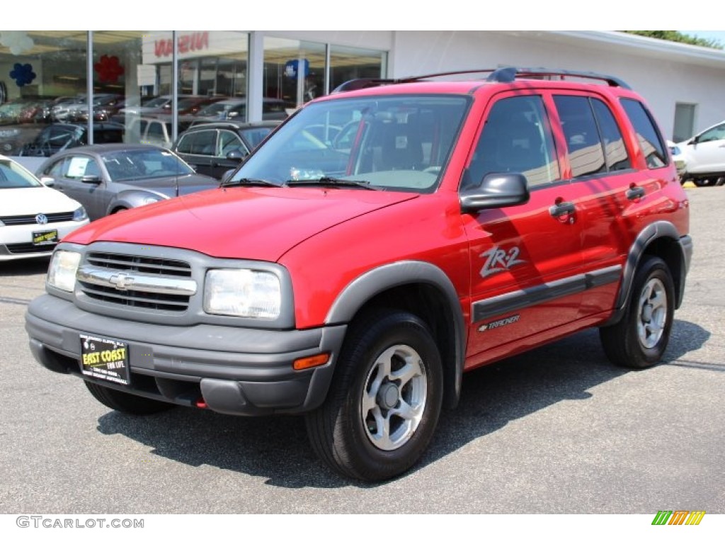 2004 Tracker ZR2 4WD - Wildfire Red / Medium Gray photo #6