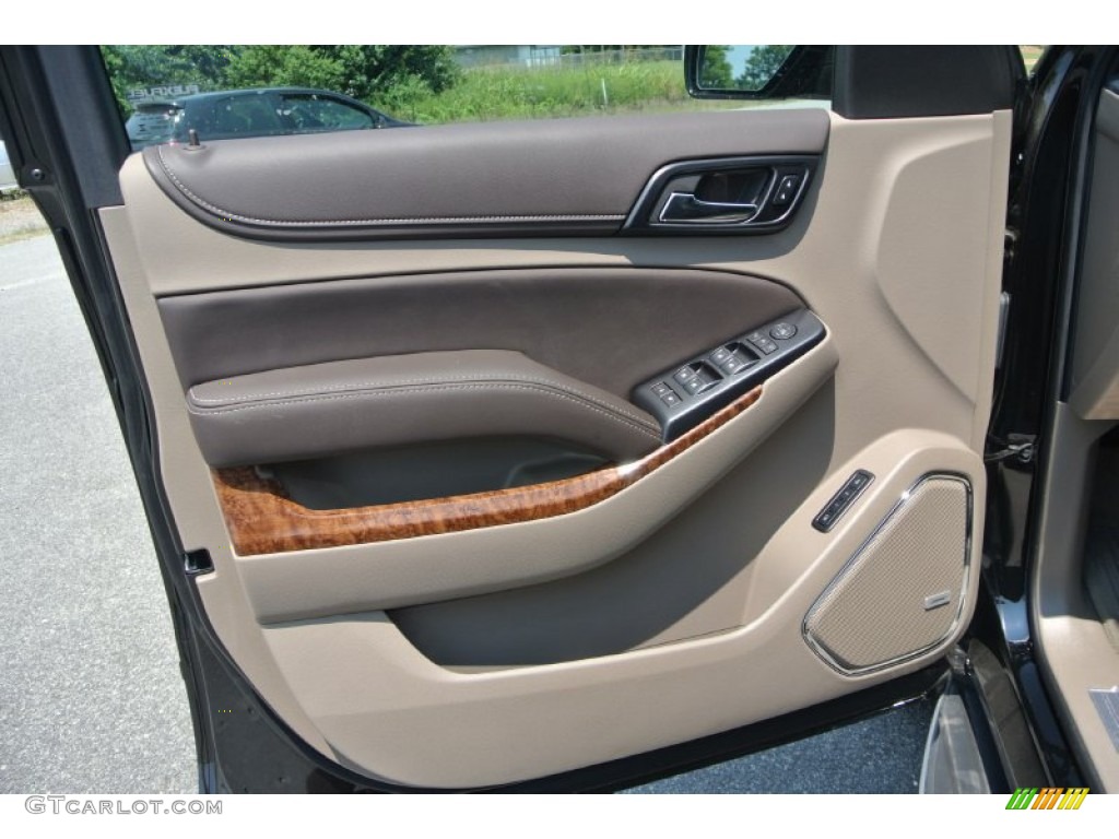 2015 Suburban LTZ 4WD - Black / Cocoa/Dune photo #7
