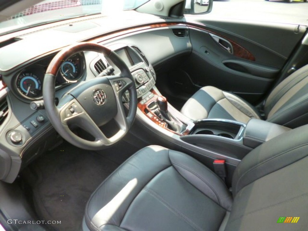 Ebony Interior 2013 Buick LaCrosse FWD Photo #95887333