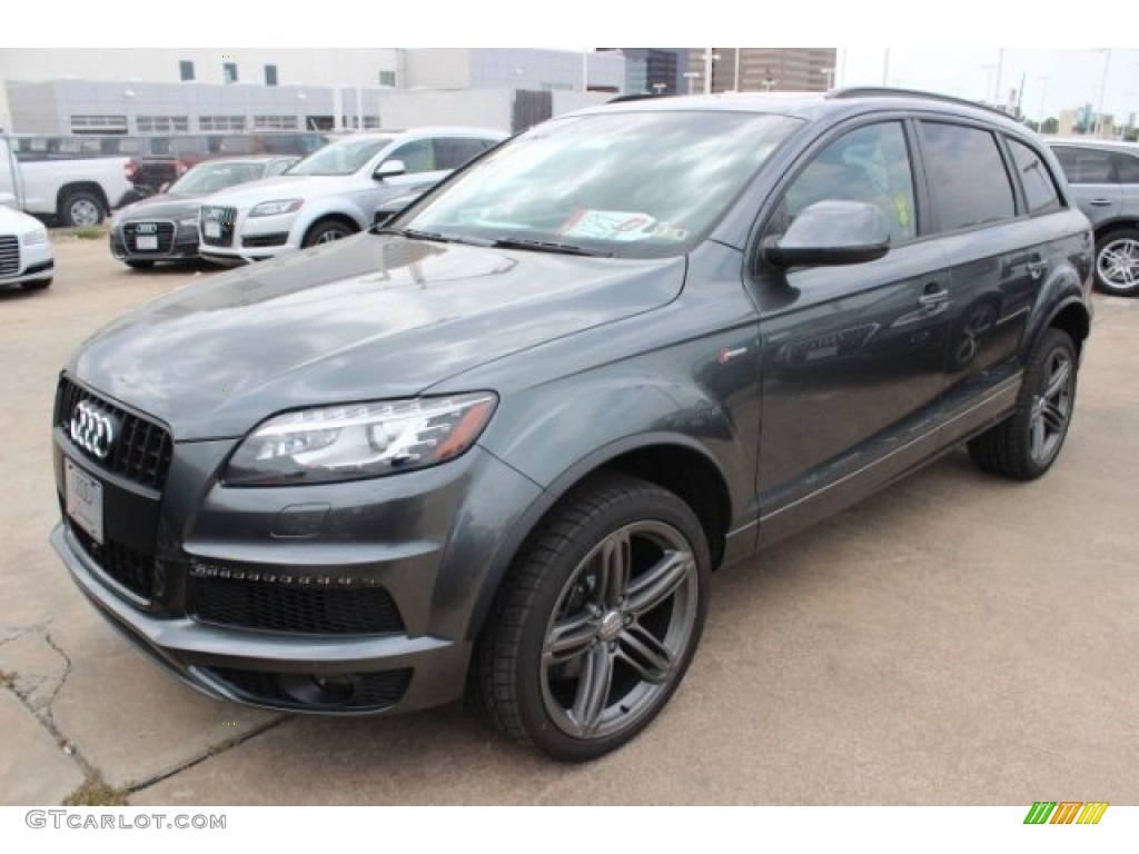 Daytona Gray Metallic 2015 Audi Q7 3.0 Prestige quattro Exterior Photo #95887888