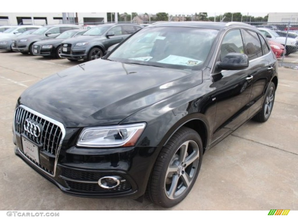 Mythos Black Metallic 2015 Audi Q5 3.0 TFSI Prestige quattro Exterior Photo #95888830