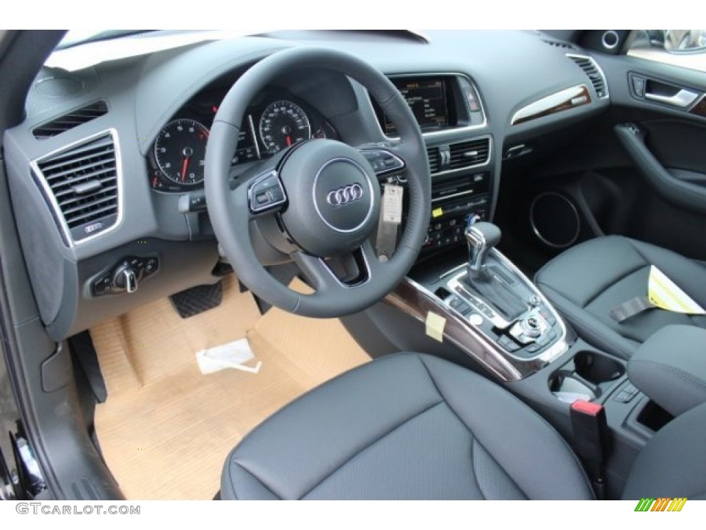 Black Interior 2015 Audi Q5 3.0 TFSI Prestige quattro Photo #95889031