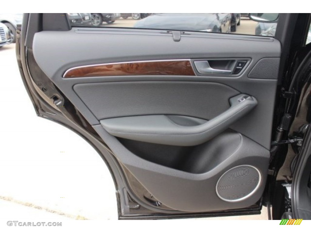2015 Audi Q5 3.0 TFSI Prestige quattro Black Door Panel Photo #95889394