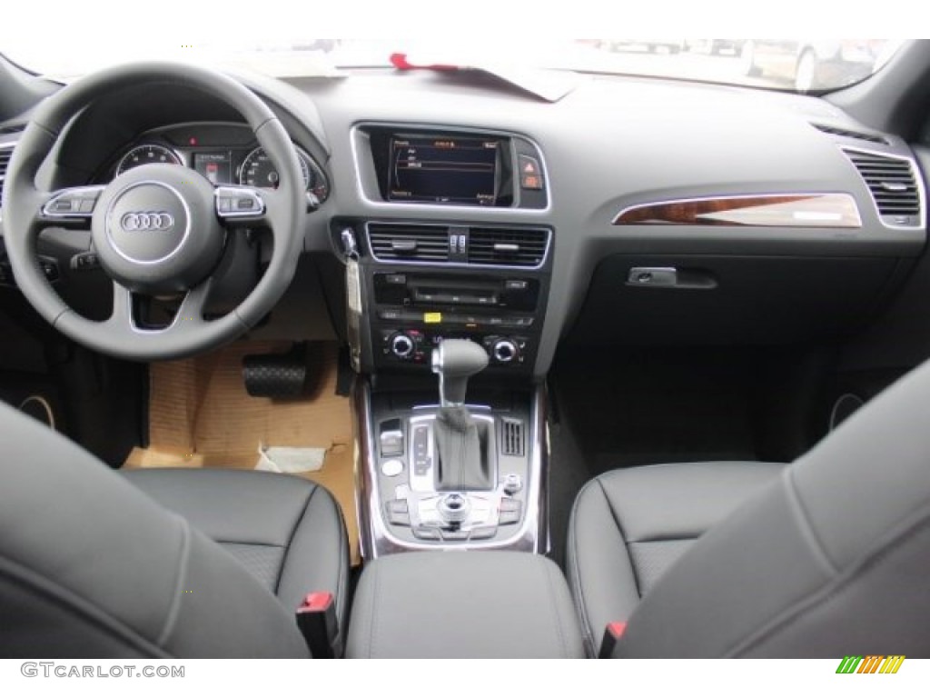 2015 Audi Q5 3.0 TFSI Prestige quattro Black Dashboard Photo #95889463