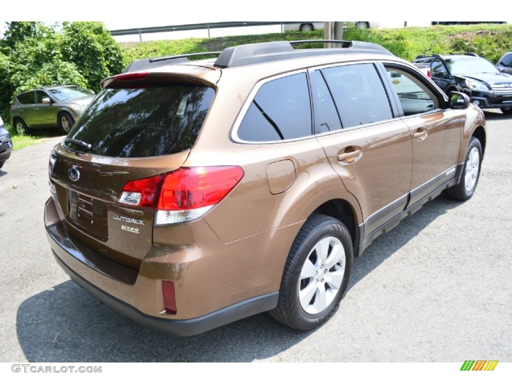 2011 Outback 2.5i Premium Wagon - Caramel Bronze Pearl / Warm Ivory photo #6