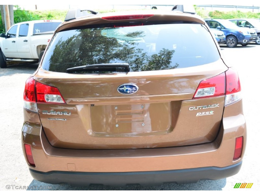2011 Outback 2.5i Premium Wagon - Caramel Bronze Pearl / Warm Ivory photo #7