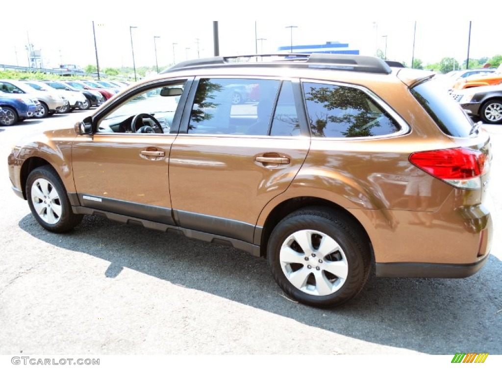 2011 Outback 2.5i Premium Wagon - Caramel Bronze Pearl / Warm Ivory photo #11
