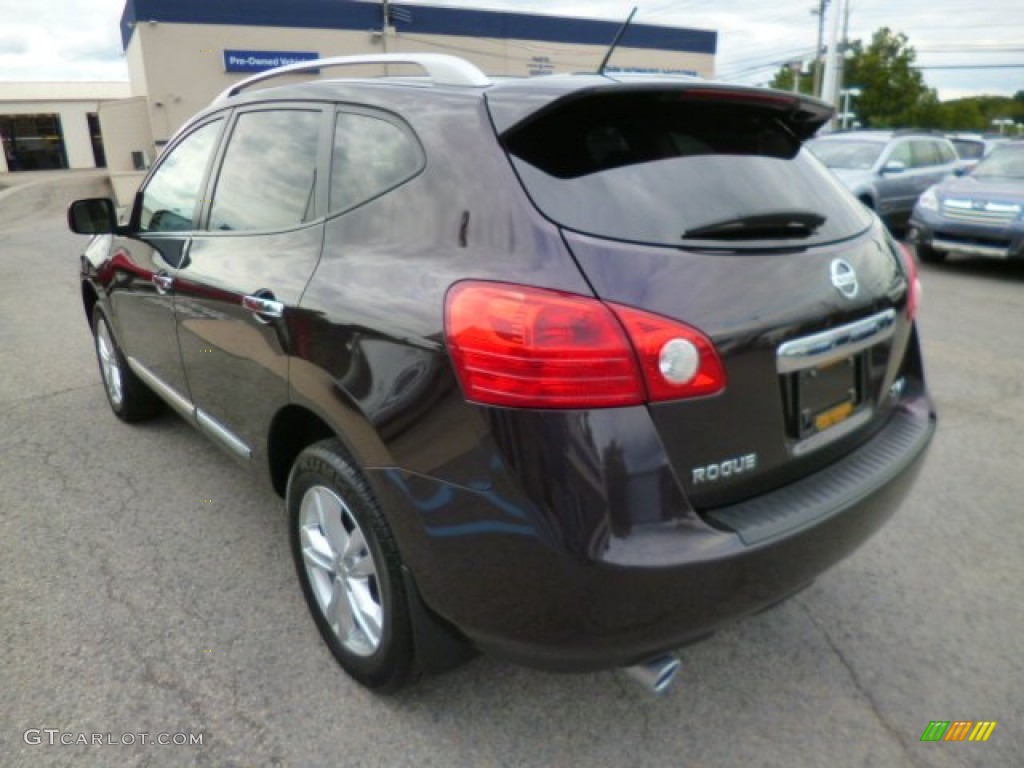 2012 Rogue SV AWD - Black Amethyst / Gray photo #9