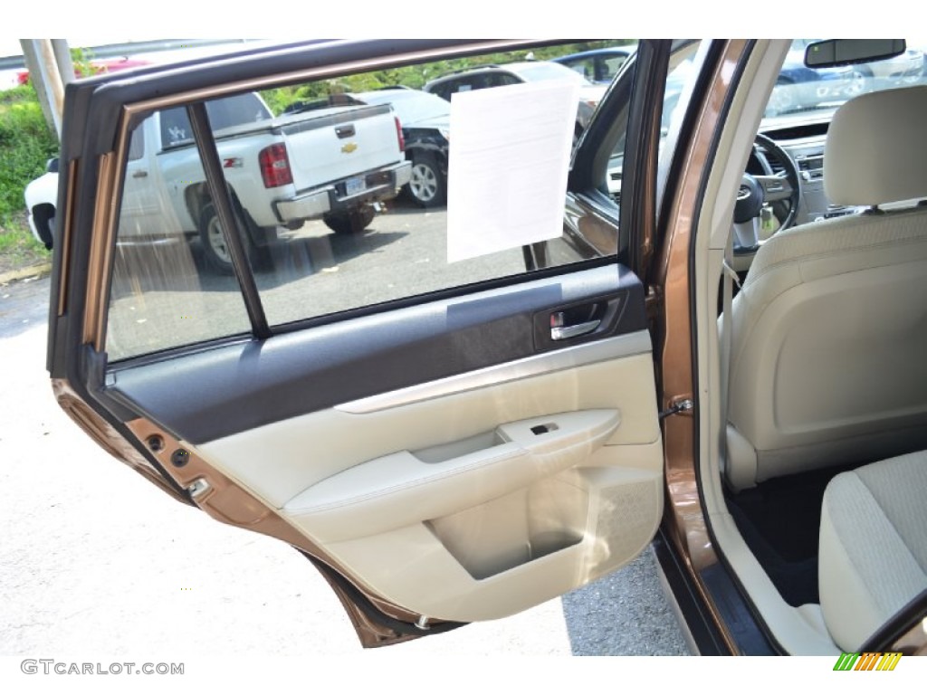 2011 Outback 2.5i Premium Wagon - Caramel Bronze Pearl / Warm Ivory photo #19