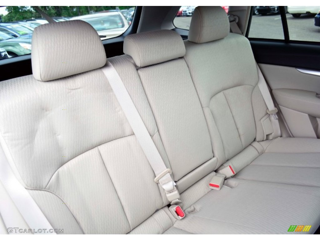 2011 Subaru Outback 2.5i Premium Wagon Rear Seat Photos
