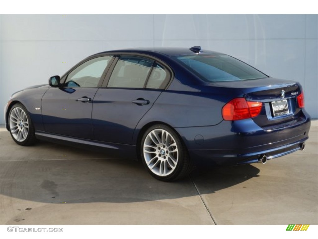 2011 3 Series 335d Sedan - Deep Sea Blue Metallic / Oyster/Black Dakota Leather photo #3