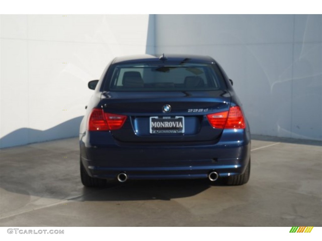 2011 3 Series 335d Sedan - Deep Sea Blue Metallic / Oyster/Black Dakota Leather photo #7