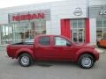 2014 Cayenne Red Nissan Frontier SV Crew Cab 4x4  photo #8