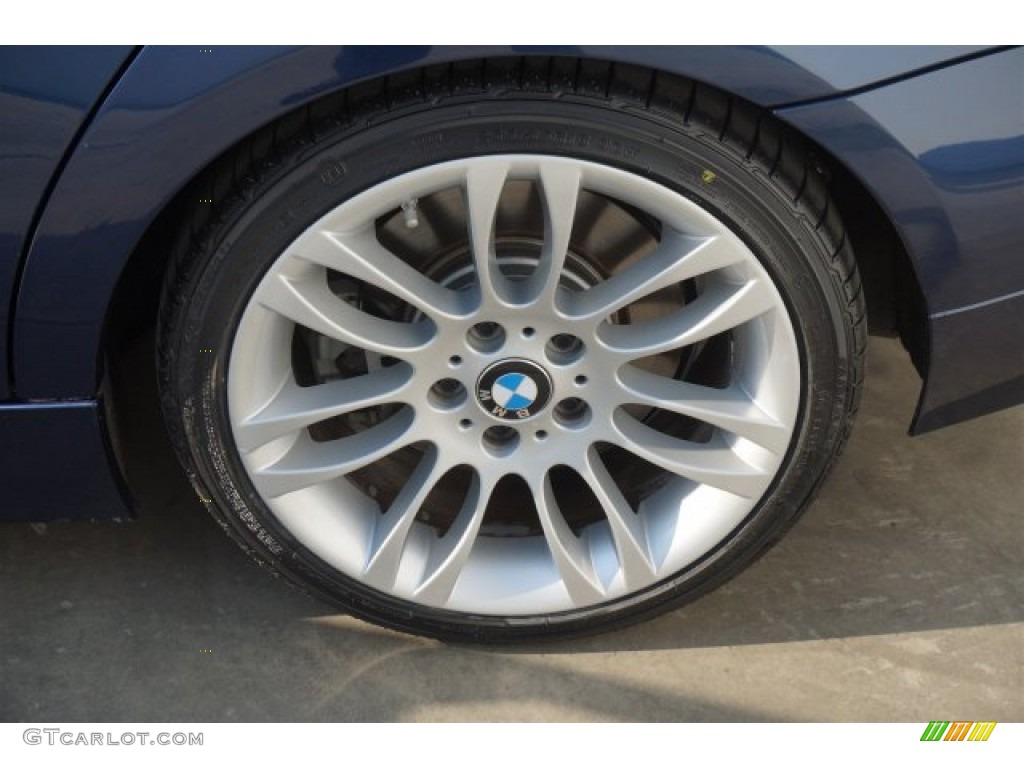 2011 3 Series 335d Sedan - Deep Sea Blue Metallic / Oyster/Black Dakota Leather photo #19