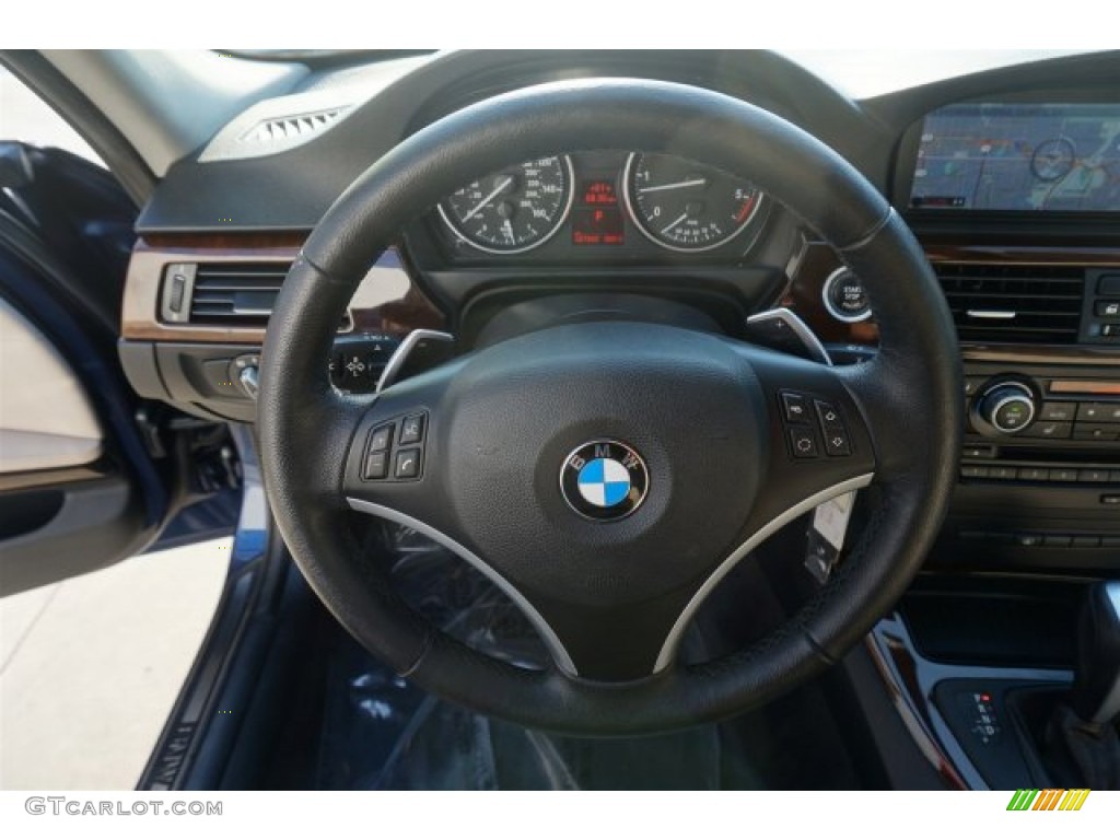 2011 3 Series 335d Sedan - Deep Sea Blue Metallic / Oyster/Black Dakota Leather photo #24