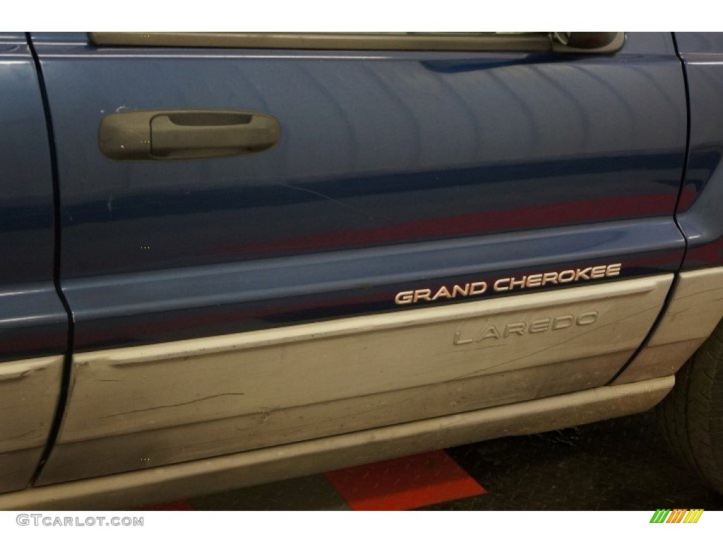 2000 Grand Cherokee Laredo 4x4 - Patriot Blue Pearlcoat / Agate photo #48