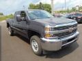 Tungsten Metallic - Silverado 2500HD WT Crew Cab 4x4 Photo No. 6