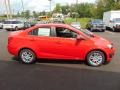 2014 Red Hot Chevrolet Sonic LT Sedan  photo #6