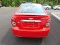 2014 Red Hot Chevrolet Sonic LT Sedan  photo #7