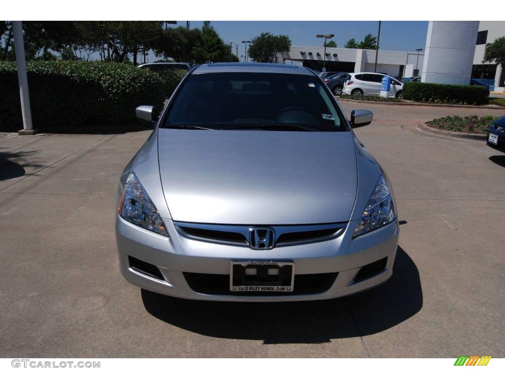 2006 Accord EX Sedan - Alabaster Silver Metallic / Black photo #3