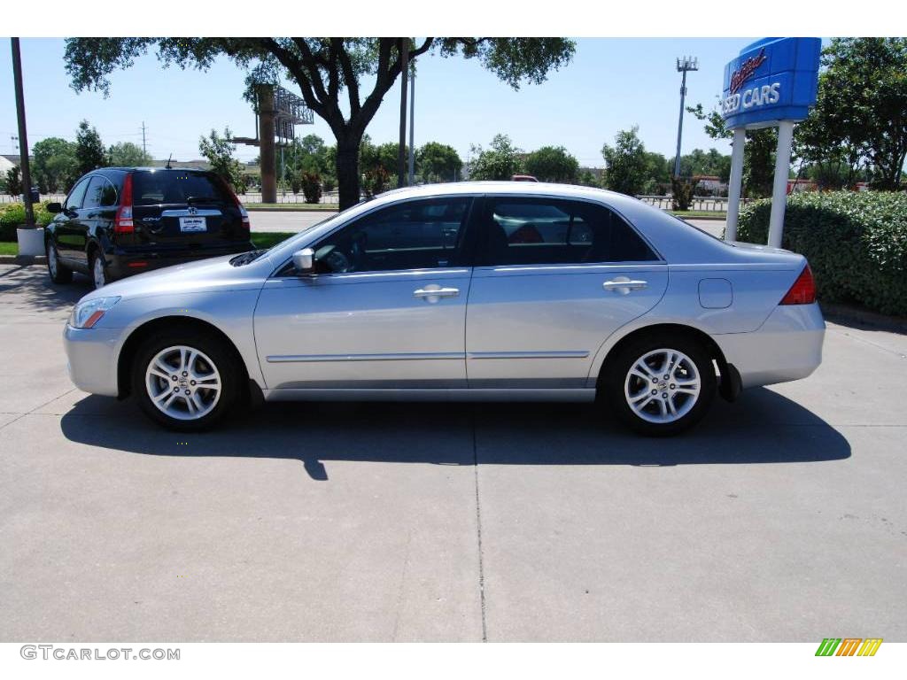 2006 Accord EX Sedan - Alabaster Silver Metallic / Black photo #5