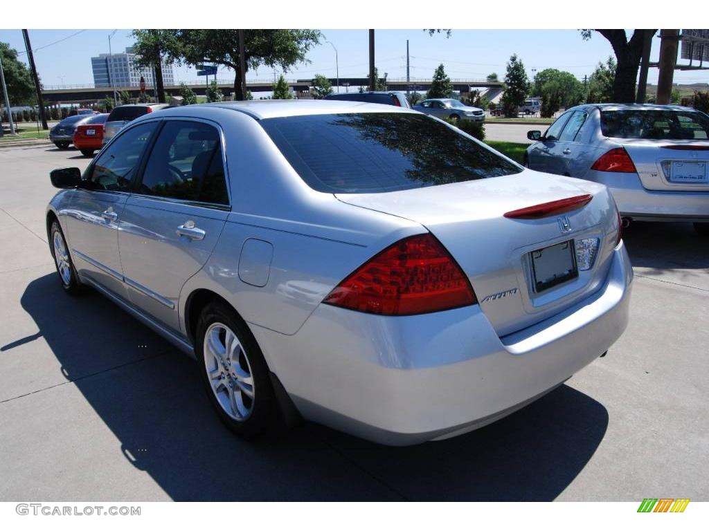 2006 Accord EX Sedan - Alabaster Silver Metallic / Black photo #6