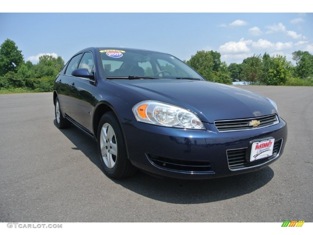 2007 Impala LS - Imperial Blue Metallic / Ebony Black photo #1