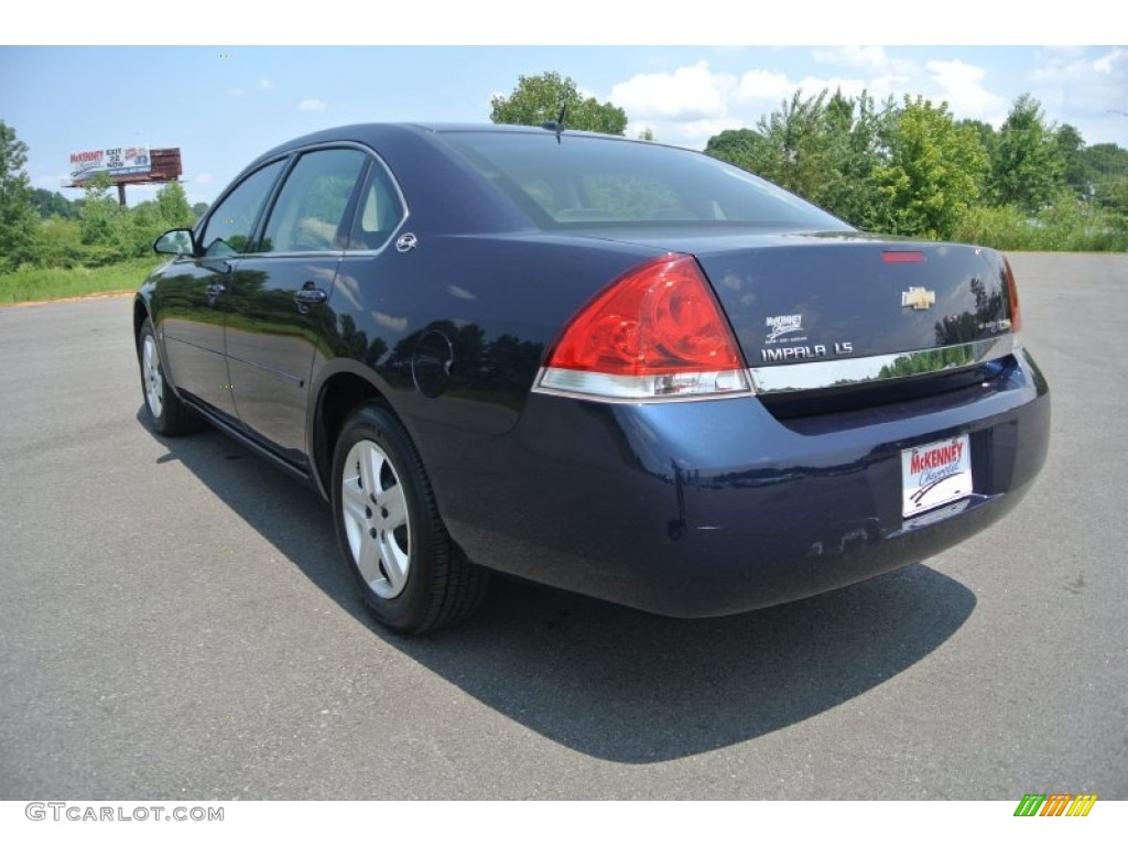 2007 Impala LS - Imperial Blue Metallic / Ebony Black photo #4