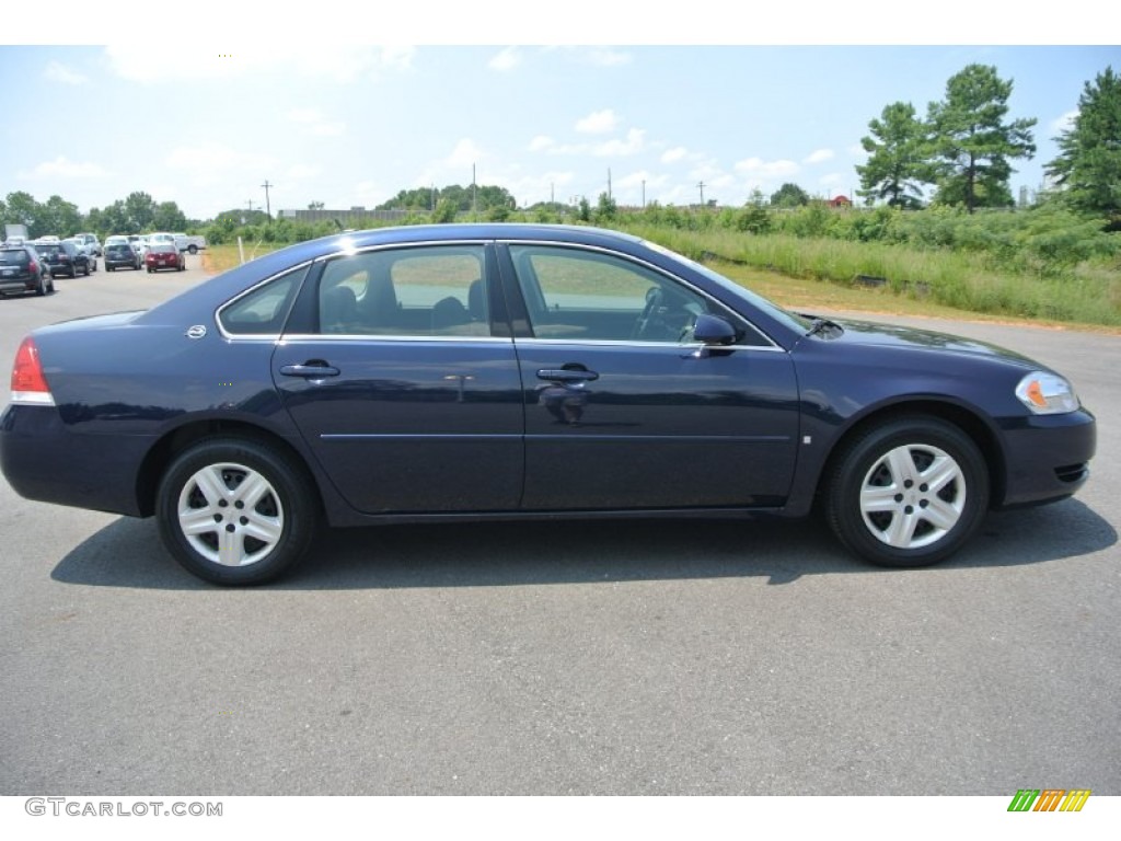2007 Impala LS - Imperial Blue Metallic / Ebony Black photo #6