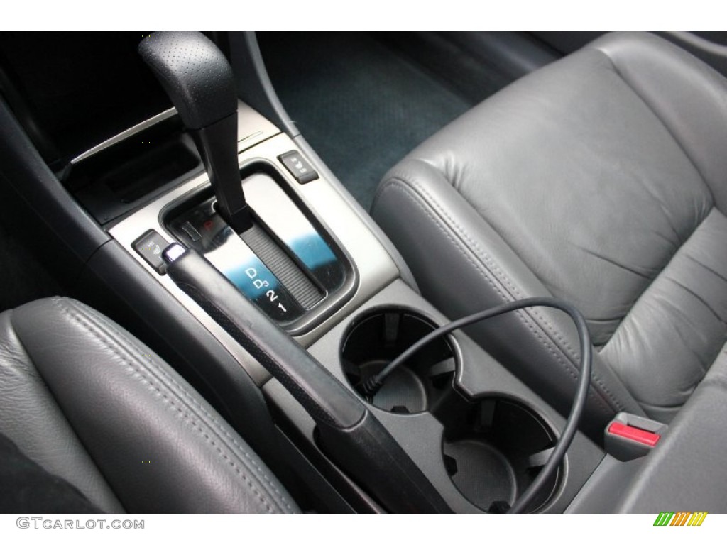 2006 Accord EX V6 Coupe - Alabaster Silver Metallic / Gray photo #16