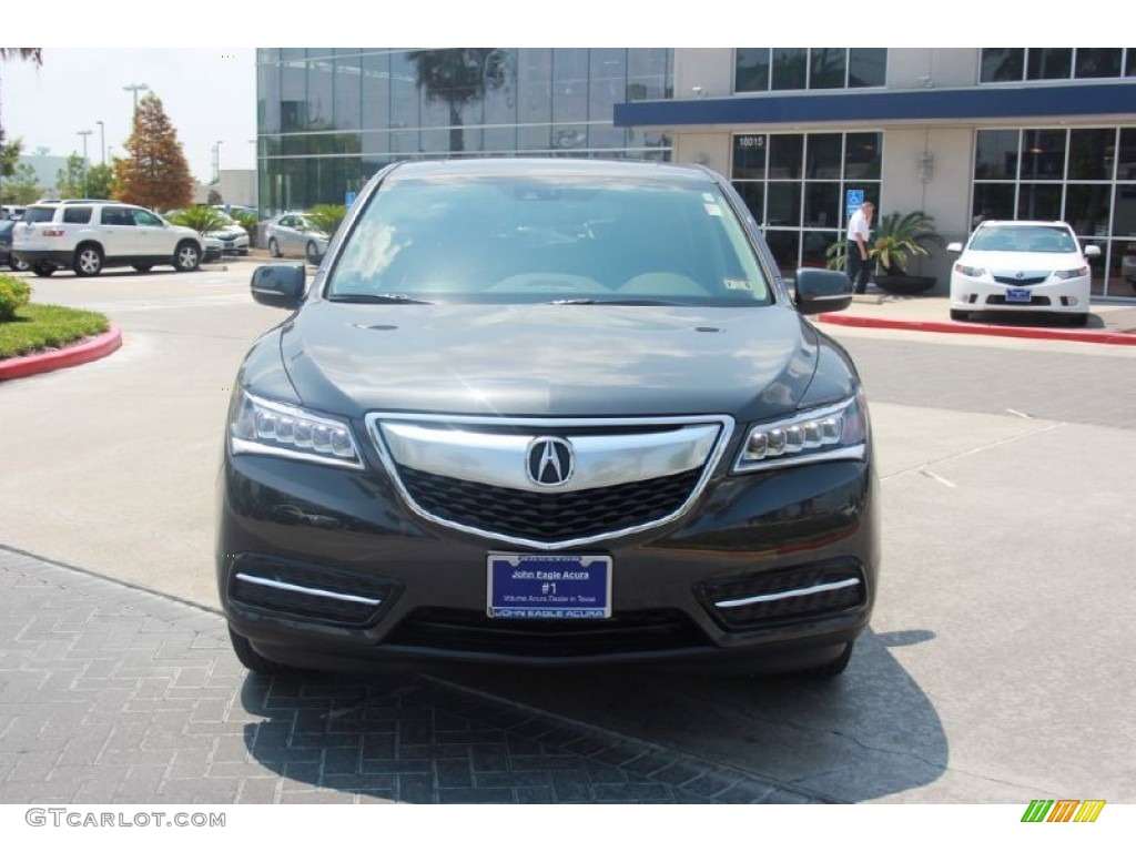 2015 MDX SH-AWD Technology - Graphite Luster Metallic / Ebony photo #2